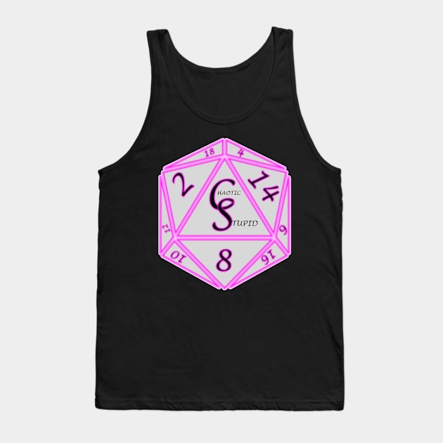 Chaotic Stupid D20 Tank Top by Chaotic Stupid Podcast 